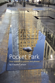 cover of Pocket Park poems-photos by Claudia Carlson