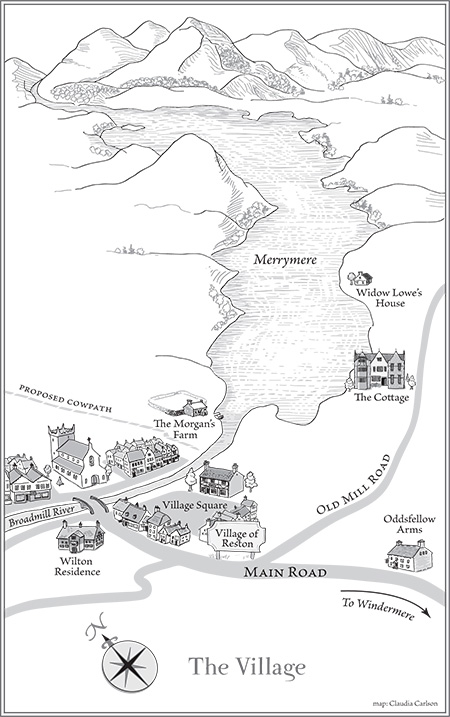 map by Claudia Carlson for historical romance